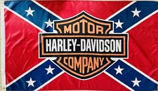 HARLEY DAVIDSON 3x5Ft Flag BANNER DRAPEAU GARAGE ROAD KING GLIDE SPORTSTER picture