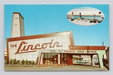 Postcard The Lincoln Motel Daytona Beach Florida – Unposted picture