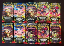 LOT 11 - Pokémon TCG Perfect Order x5 Booster Packs Factory Sealed English picture