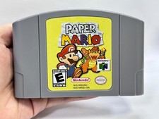 N64 Video Games Paper Marió US Version picture