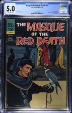 CGC 5.0 MASQUE OF THE RED DEATH #NN .. VINCENT PRICE PHOTO COVER .. HORROR .. picture