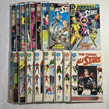 THE YOUNG ALL-STARS #1-17 + Annual #1  DC 1987 VF+ 18 Comic Lot picture
