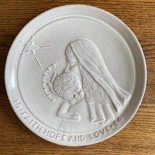 1984 FRANKOMA Christmas Plate 