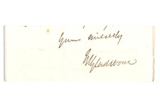 William Ewart Gladstone Signed Clip / Autographed British Prime Minister picture