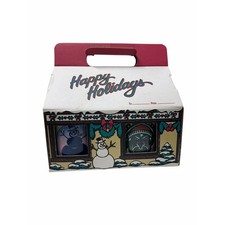 VTG Denny's Restaurant Color Changing Christmas Holiday Mugs New in Original Box picture