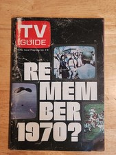 Remember 1970 Jan. 2-8 1971 TV Guide NYC Edition picture