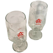 Vintage A Coors Beer Glasses Pair 7