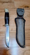 VINTAGE HARRY MORSETH BRUSLETTO GEILO MADE IN NORWAY KNIFE HUNTER BOWIE 5