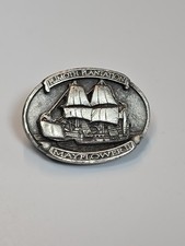 Plimoth Plantation Mayflower Travel Souvenir Lapel Pin Plymouth Massachusetts picture