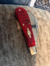 HAWKBILL KNIFE ROUGH RYDER RED BONE picture