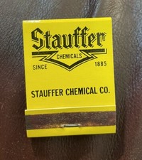 1960’s-70’s Stauffer Chemicals North Portland OR.  S. F., CA Matchbook Unstruck picture