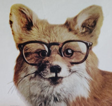 * VTG 1964 Ad Continental Insurance Agent Dumb Like A Fox With Glasses Print Ad picture
