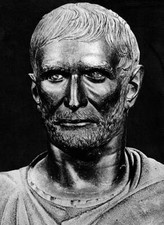Lucius Junius Brutus So called Capitoline Brutus Bronze Roman artw- Old Photo 1 picture
