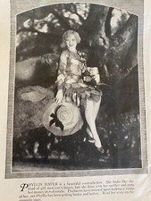 Phyllis Haver, Full Page Vintage Pinup picture