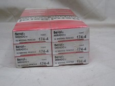 72 Berol MIRADO PENCILS new vintage pencil box lot 174-4 NOS boxes USA Quality picture