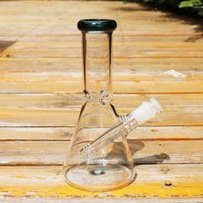 Random 8 inch Tobacco Hookah Glass Waterpipe Smoking Beaker Bong joint 14mm bowl picture
