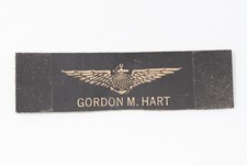 WWII Korea US Navy USN Leather Flight Jacket Name Tag picture