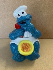 1983 Cookie Monster Cookie Jar Enesco Jim Henson Sesame Street Ceramic REPAIRED picture