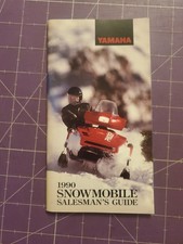 1990 Yamaha Snow Salesman's Guide Brochure  picture