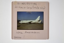 Alitalia Cargo Boeing 737 EI-Ase Amsterdam 1992 35mm Slide picture