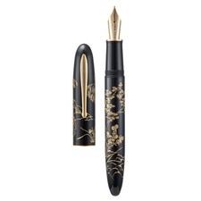 HONG DIAN Hongdian N23 Black Rabbit Fountain Pen, Long Blade Medium Nib Gold ... picture