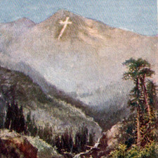 * Antique UDB Postcard Mount Of The Holy Cross Eagle County CO c1903 Embossed picture