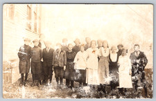 RPPC c1910s One Room School House Class Portrait Students Postcard picture