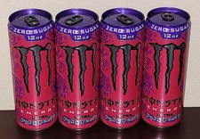 NEW MONSTER ENERGY ULTRA PUNK PUNCH ZERO 12 OZ FULL CAN NEW picture