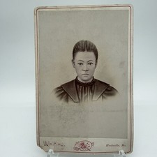 1880’s 90’s  Beautiful Young African American Woman Whiting Huntsville MO picture