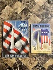OFFICIAL GUIDE BOOK 1939 1940 NEW YORK WORLDS FAIR RARE COVER PERISPHERE TRYLON picture