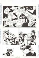 NINJAK (Vol.2) #8 page 2 Original Art Valiant Acclaim Comics 1997 Colin King picture