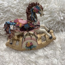 Westland Carousal Rocking Horse Musical Floral picture