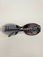 Disney Parks Mickey Mouse Icon Ear Rhinestones Adult Sunglasses Black Bling NWT picture