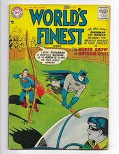 World's Finest 86 1957 DC Comics VG/F 5.0 Batman Superman Robin Green Arrow picture