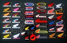HONDA Keychain/Keyring Rubber Gift Motorcycle Collectables Wing Collection New picture