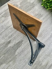 Vintage 1900 Cast Iron Adjustable Swing Arm Work bench Table Office factory picture