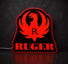 Ruger LED Light Box | USB Powered Shooting Sports Sign | RGB Option picture