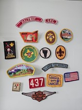 Vintage Boy Scout & Oregon Hunting Patches  15 Piece Collector Lot picture
