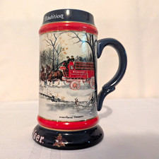 Budweiser Collector Stein 1990 An American Tradition Ceramarte Brazil picture