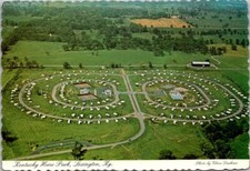 Kentucky Horse Park Lexington KT AERIAL View c1970 Postcard picture
