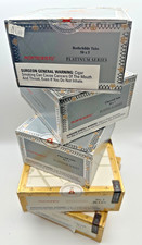 LUXURY LOT 5 Montecristo Platinum & White Series Empty Cigar Boxes Dominican picture