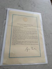 June 5, 2004 Proclamation Announcing the Death of Ronald Reagan picture