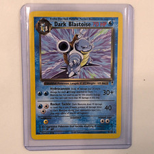 Pokémon 2002 Legendary Collections Dark Blastoise 4/110 Non-Holo English(Crease) picture