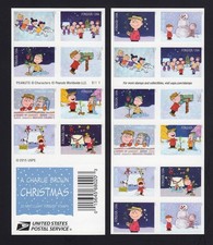 2015 Charlie Brown Christmas Stamps USPS Mint condition picture