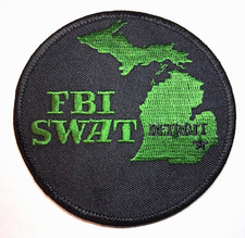 Detroit Michigan FBI SWAT Patch - FREE Tracked US Shipping  picture