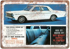 Vintage 1966 Custom 500 Ad Retro Look Metal Sign A5780 picture