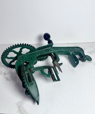 Antique Goodell Turntable 98 Apple Peeler 41 Green Cast Iron Pat 1898 Antrim NH picture