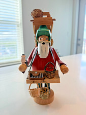 Vintage KWO Korbhändler Basket Merchant Smoker 21069 Erzgebirge Germany w/ Box picture