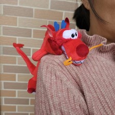 Disney Mulan Mushu Dragon Doll Shoulder Magnetic Pal Plush Toy picture