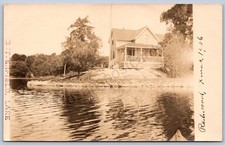K32/ Redwood New York RPPC Postcard c1910 Butterfield Lake Home 560 picture
